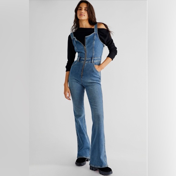 Free People Denim - FREE PEOPLE X BOYISH | Denim Jumpsuit